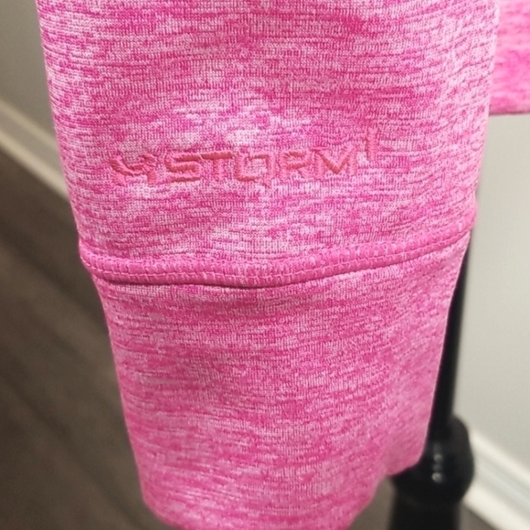 Under Armour Women's  Hoodie Size S Storm 1 Coldgear Fleece Spell Out - Picture 5 of 7